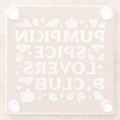 ザパンプキンスパイスラバーズクラブ ガラスコースター (裏面)