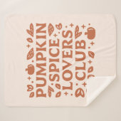 ザパンプキンスパイスラバーズクラブ シェルパブランケット (正面(横))