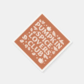 ザパンプキンスパイスラバーズクラブ スタンダードカクテルナプキン (角)