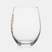 ザパンプキンスパイスラバーズクラブ ステムなしワイングラス (左)