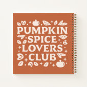 ザパンプキンスパイスラバーズクラブ ノートブック (裏面)