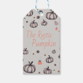 ザパンプキ素朴ン ギフトタグ (正面)