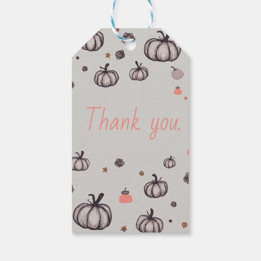 ザパンプキ素朴ン ギフトタグ (裏面)