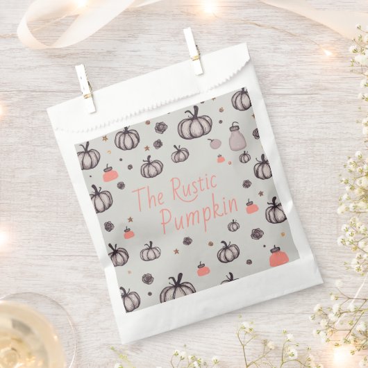 ザパンプキ素朴ン フェイバーバッグ (クリップ留めされた状態)