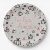 ザパンプキ素朴ン ペーパープレート (正面)