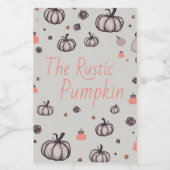 ザパンプキ素朴ン ワインラベル (シングルラベル)