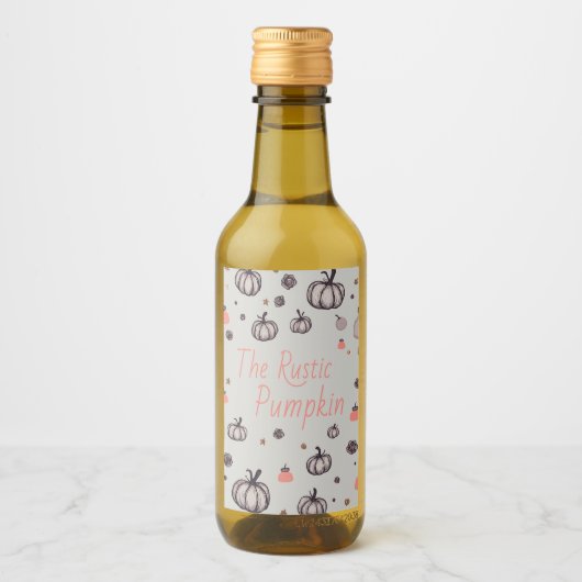 ザパンプキ素朴ン ワインラベル (正面)