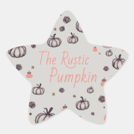 ザパンプキ素朴ン 星シール