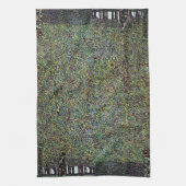 ザパークバイグスタフクリムトヴィンテージアールヌーボー キッチンタオル (縦)