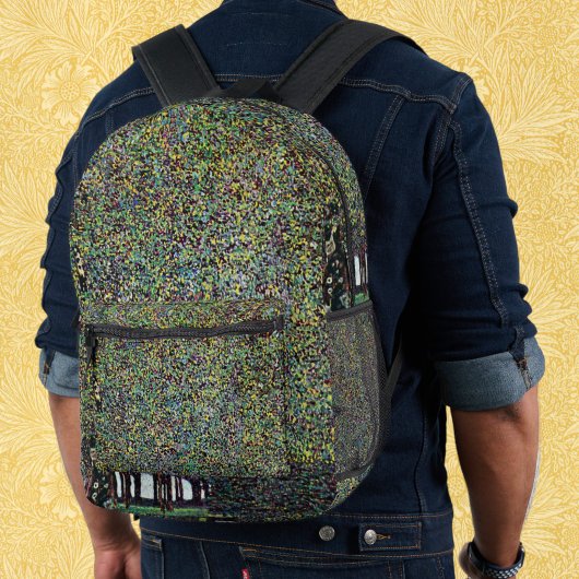ザパークバイグスタフクリムトヴィンテージアールヌーボー プリントバックパック
