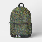 ザパークバイグスタフクリムトヴィンテージアールヌーボー プリントバックパック (正面)