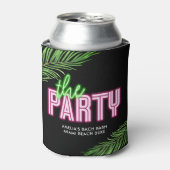 ザパーティーグリーン&ピンクトロピカルバッハ 缶クーラー (缶正面)