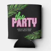 ザパーティーグリーン&ピンクトロピカルバッハ 缶クーラー (裏面)