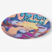 ザパーティーサメ隊 ペーパープレート (アングル)