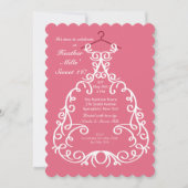 ザパーティードレス招待状 招待状 (正面)