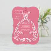 ザパーティードレス招待状 招待状 (スタンド正面)