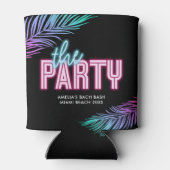 ザパーティーネオンブルー&ピンクトロピカルバッハ 缶クーラー (裏面)