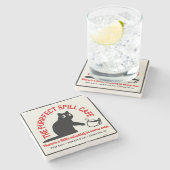 ザパーフェクトスピルカフェ ストーンコースター (横)