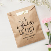 ザパーフェクトブレンドク素朴ラフト紙結婚式の引き出物 フェイバーバッグ (封をした状態)