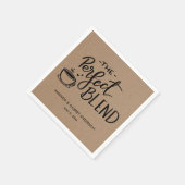 ザパーフェクトブレンドコーヒークラフト結婚紙 スタンダードカクテルナプキン (角)