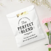 ザパーフェクトブレンドコーヒー結婚式の引き出物バッグ フェイバーバッグ (封をした状態)