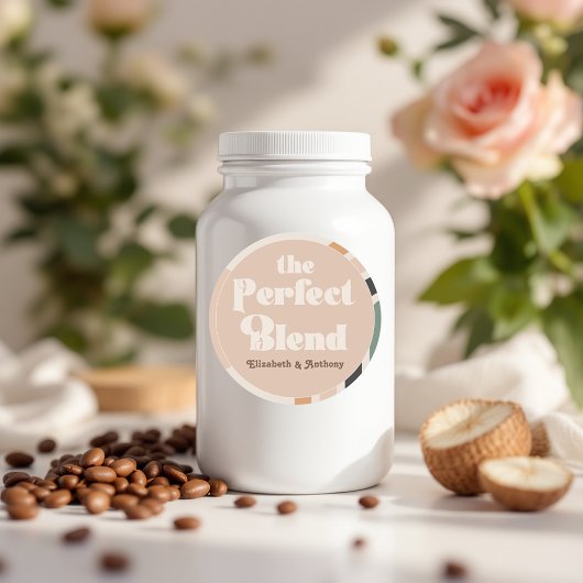 ザパーフェクトブレンドボーホラウンド結婚式の引き出物 ラウンドシール