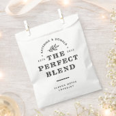 ザパーフェクトブレンド結婚式の引き出物バッグ フェイバーバッグ (クリップ留めされた状態)