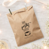 ザパーフェクトブレンド結婚式の引き出物バッグ フェイバーバッグ (クリップ留めされた状態)