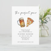 ザパーフェクトペアピザとビールブライダルシャワー 招待状 (スタンド正面)
