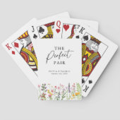 ザパーフェクトペアワイルドフラワー結婚式の引き出物 トランプ (裏面)