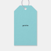 ザパーフェクトマッチドールマッチブック結婚式の引き出物 ギフトタグ (裏面)