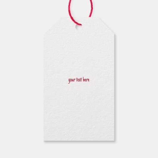 ザパーフェクトマッチドールマッチブック結婚式の引き出物 ギフトタグ (裏面)