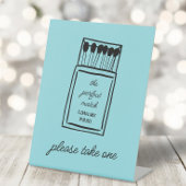 ザパーフェクトマッチドールマッチブック結婚式の引き出物 台座サイン