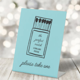 ザパーフェクトマッチドールマッチブック結婚式の引き出物 台座サイン