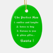 ザパーフェクトマンオーバルオーナメント セラミックオーナメント (裏面)