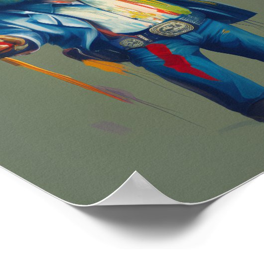 ザパーフェクト保安官:メイディ、カウボーイキャットシェリフ ポスター (角)