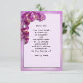 ザパープルオーキッドサンキューカード サンキューカード (スタンド正面)