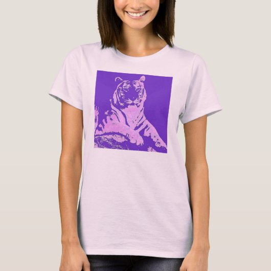 ザパープルタイガー Tシャツ (正面)