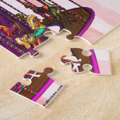 ザパープル回転木馬 ジグソーパズル (側面)