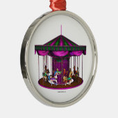 ザパープル回転木馬 メタルオーナメント (右)