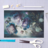 ザパープル淡い色のバラティッシュペーパー 薄葉紙 (クラフト)