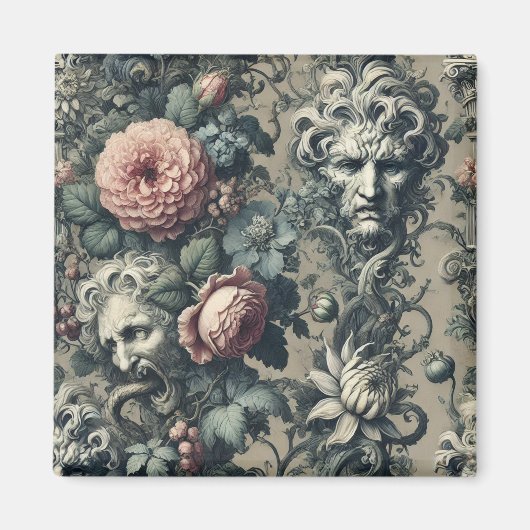 ザパー淡い色のジ – ゴシックビクトリアン マグネット (正面)