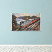 ザヒアウタストリームライン キャンバスプリント (インサイチュ (ウッドフロア))