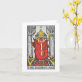 ザヒエロファントフロムザライダーウェイトスミスタロット カード (黄色い花)