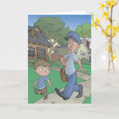 ザヒックブック – ベルト誕生日カード カード (黄色い花)