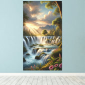 ザヒドゥンパラダイス – 伝説的な脱出 キャンバスプリント (インサイチュ (ウッドフロア))