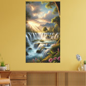 ザヒドゥンパラダイス – 伝説的な脱出 キャンバスプリント (インサイチュ (リビング))