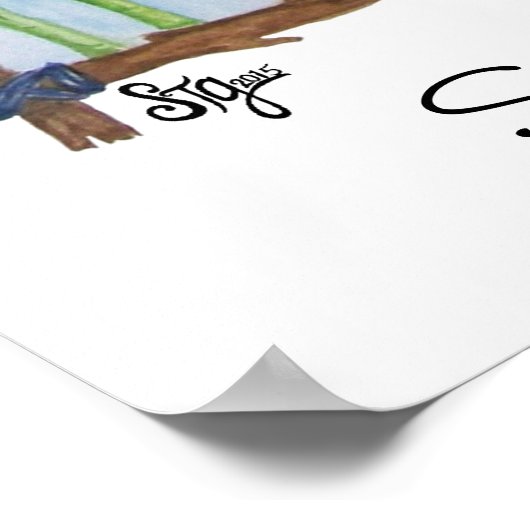 ザヒマワリ園 ポスター (角)