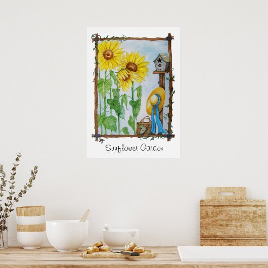 ザヒマワリ園 ポスター (キッチン)