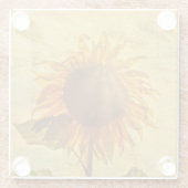 ザヒマワリ ガラスコースター (裏面)
